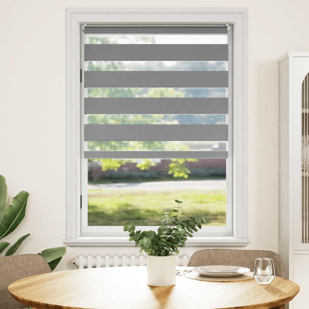 Day and Night Blind, Roller Blind 100 x 175 cm, Grey