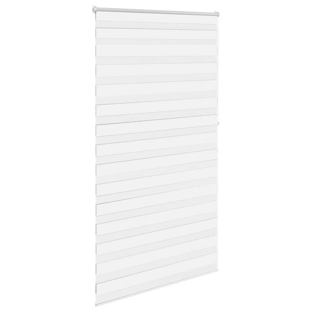 Zebra žaliuzė, 120,9x230 cm, audinys, plotis 116,7 cm, baltos spalvos