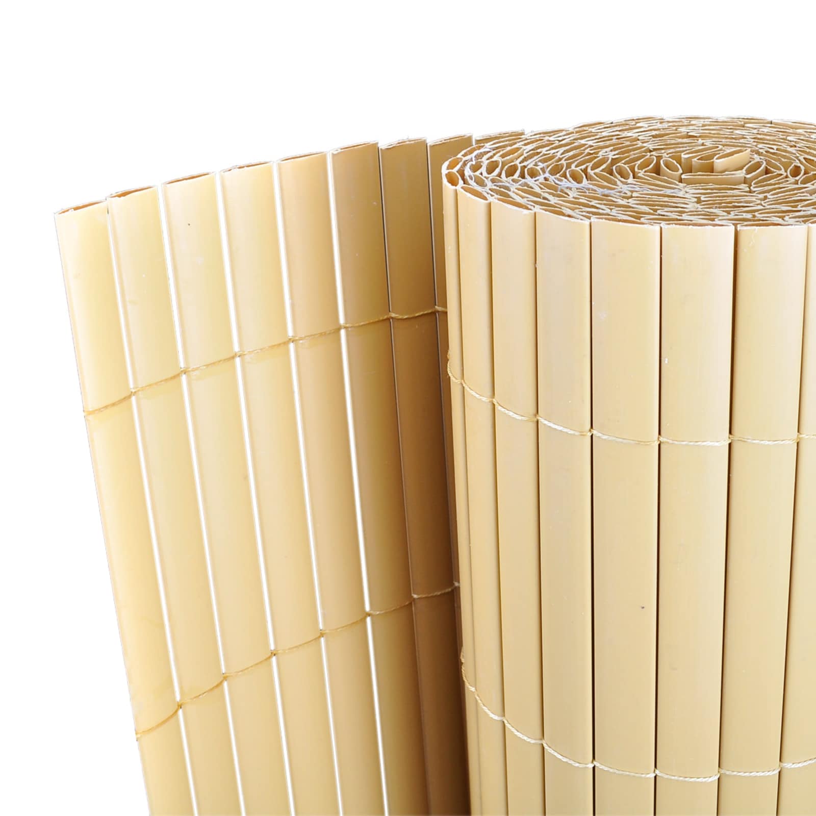 Yellow PVC Fence Panels