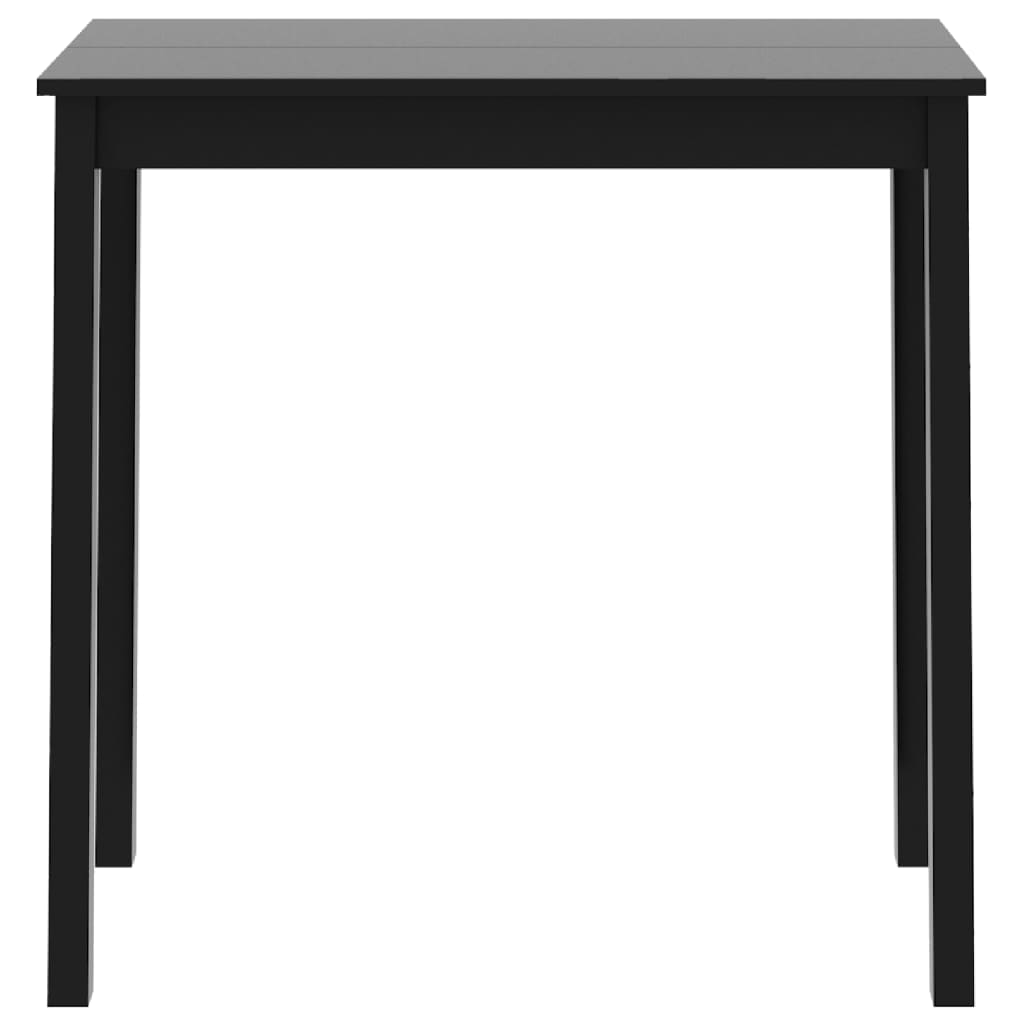 Bāra galds, MDF, melns, 115x55x107 cm