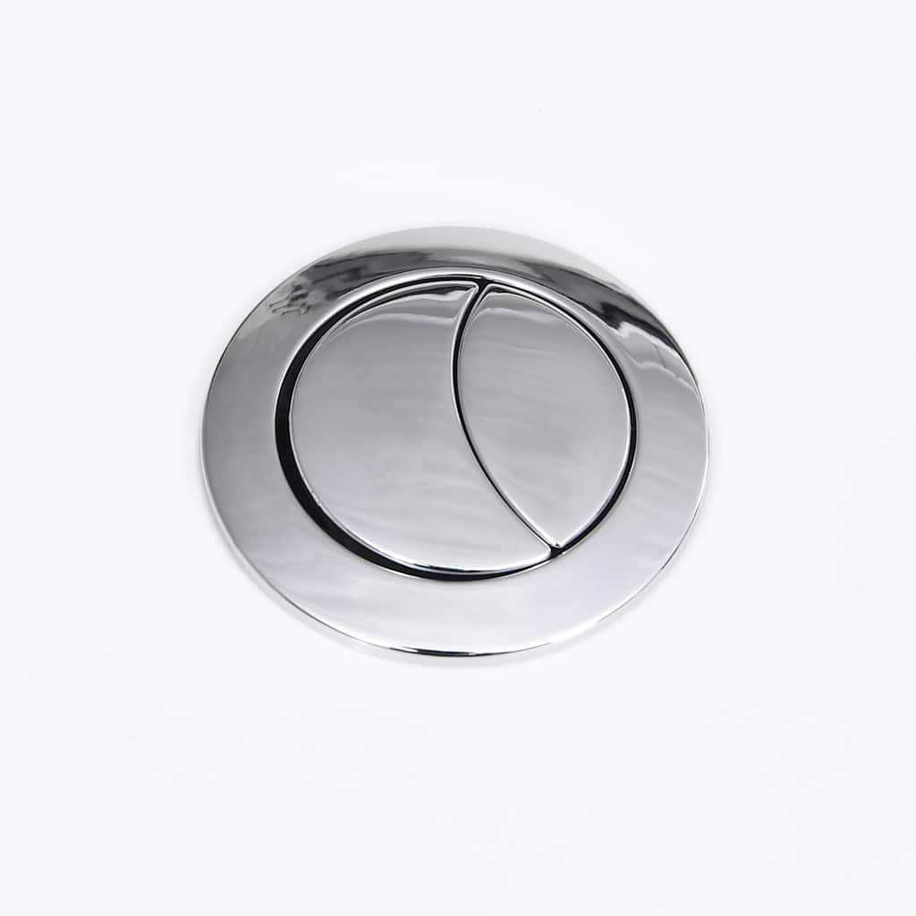 Toilet, round, white