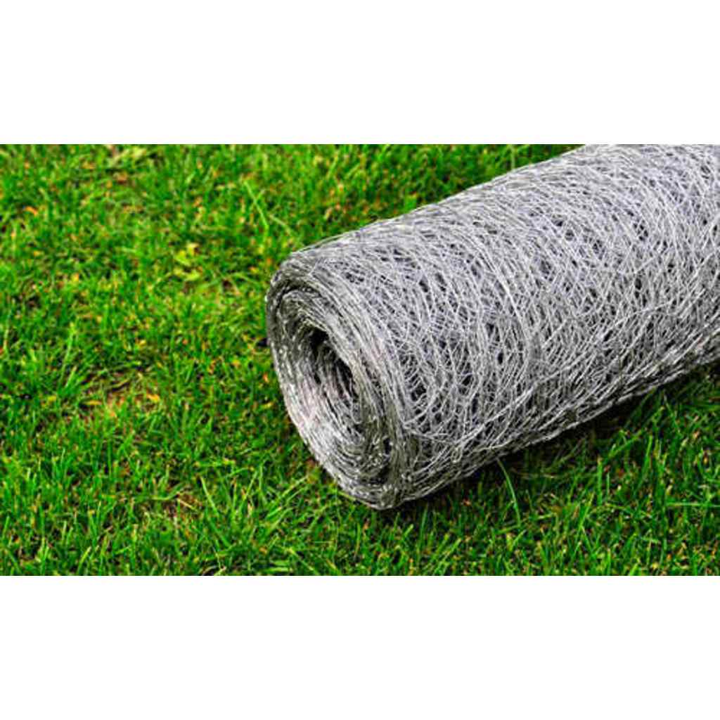 Vielinis tinklas, sidabrinis, 25x0,75m, cinkuotas plienas