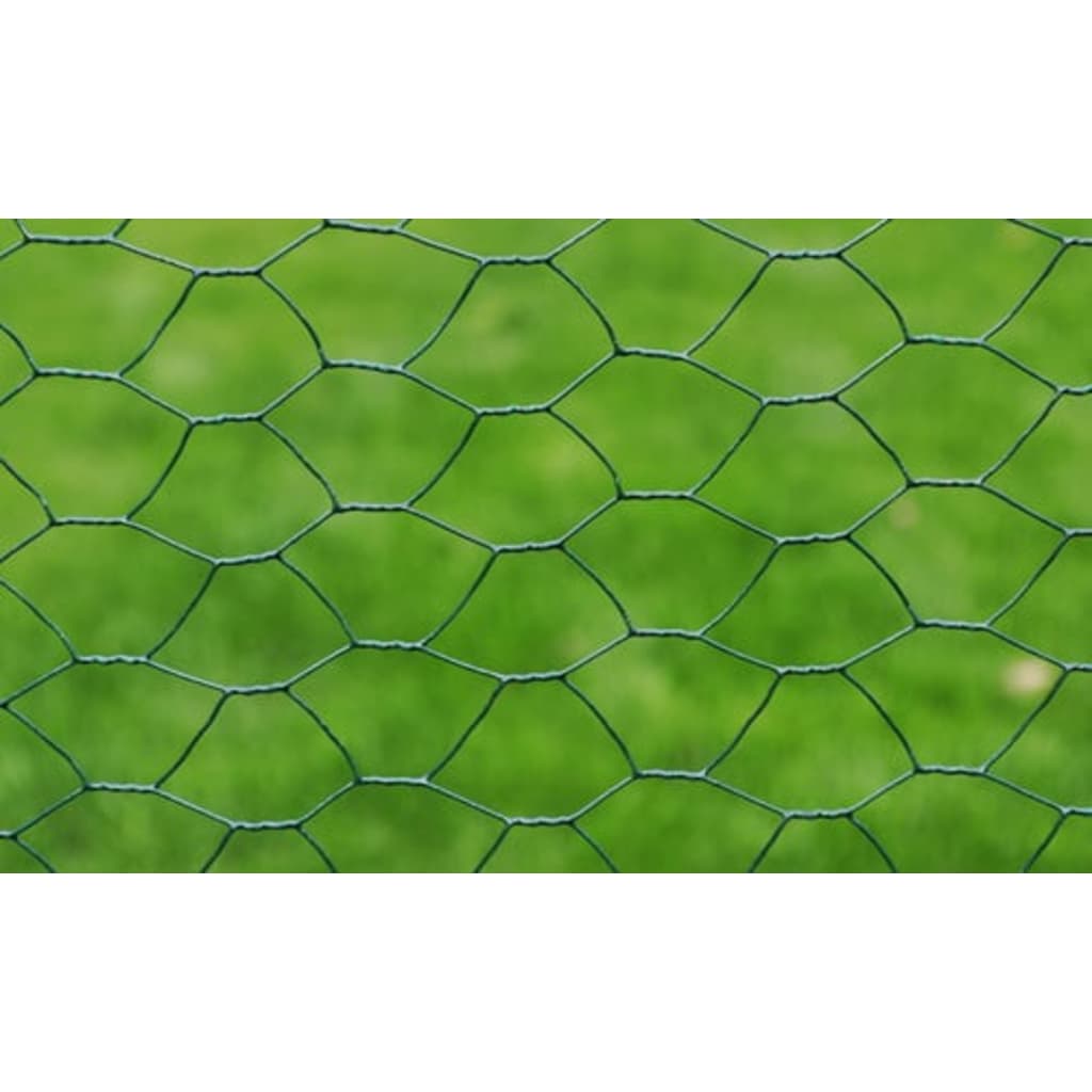 Vielos tinklas, žalias, 25x1m, dengtas PVC danga