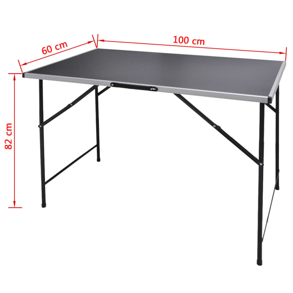 Folding tables, 3 pcs., collapsible
