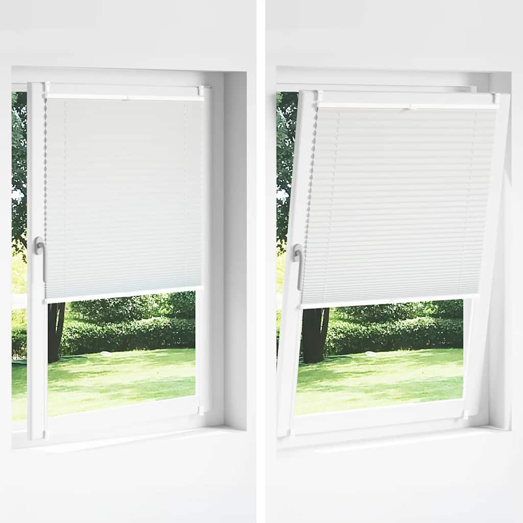 Pleated Blinds, 90 x 150 cm, White