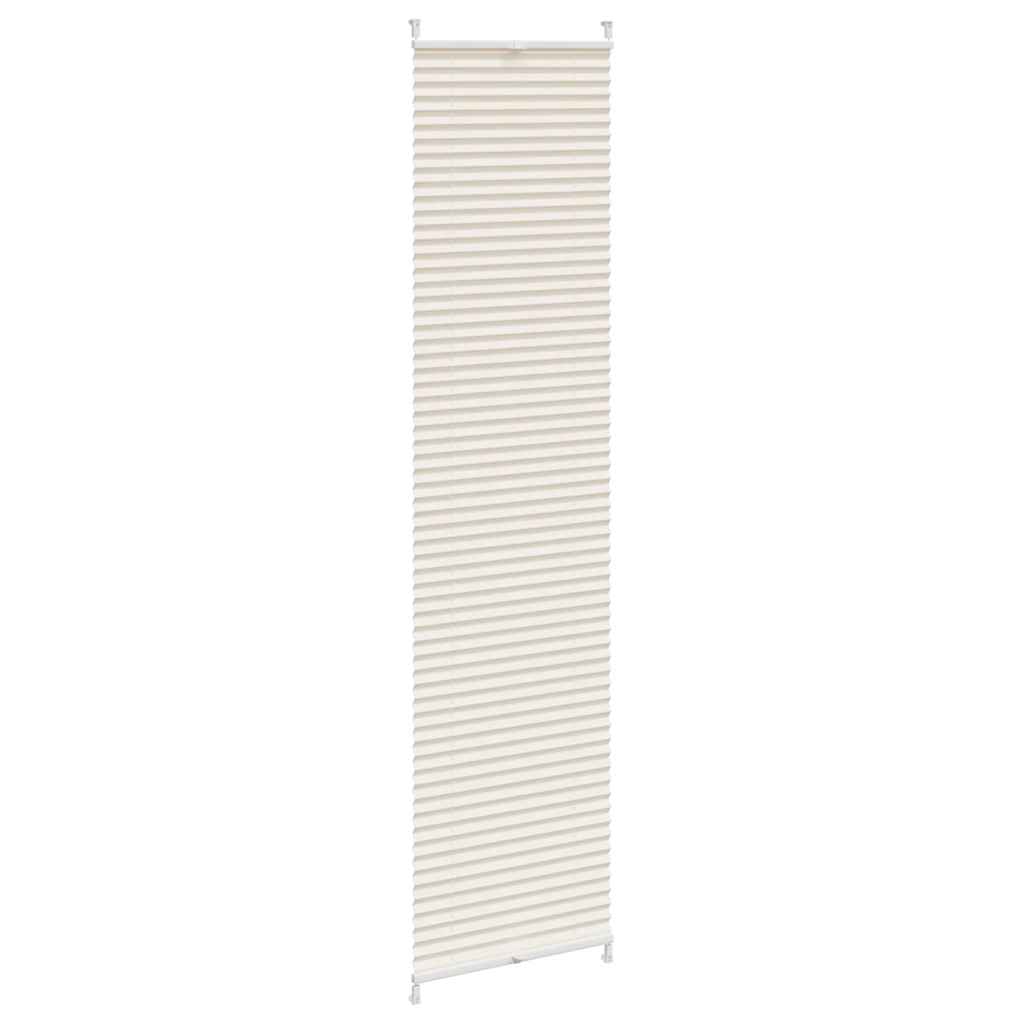 Pleated Blinds, 40 x 200 cm, Cream