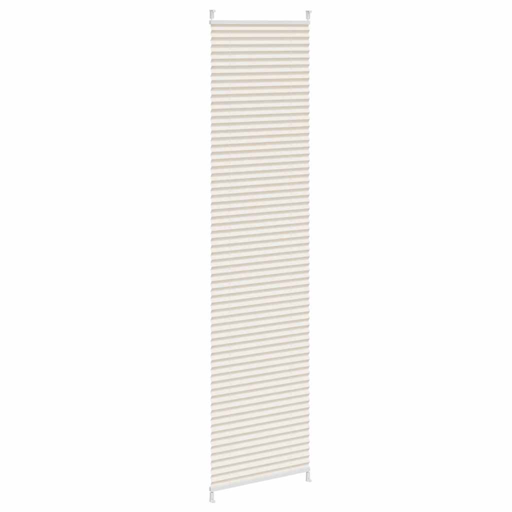 Pleated Blinds, 40 x 200 cm, Cream