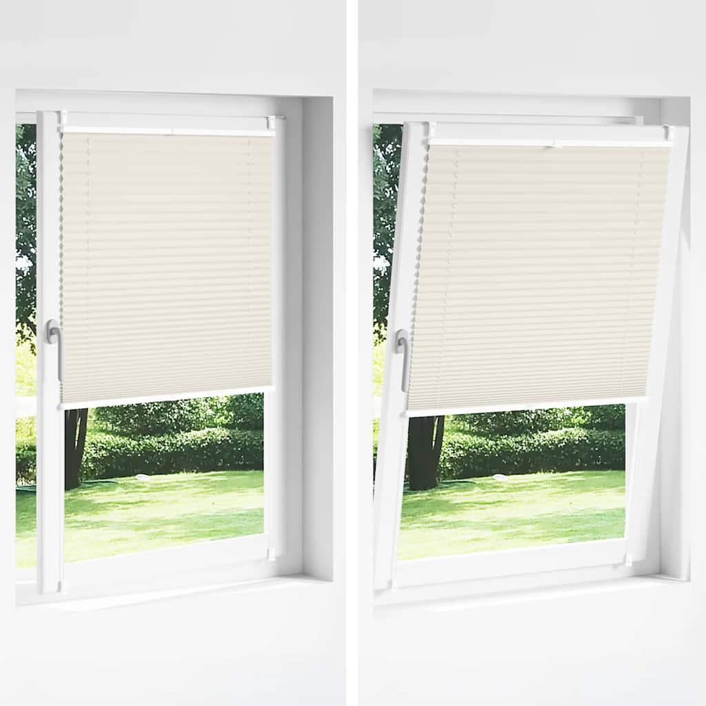 Pleated Blinds, 70 x 150 cm, Cream