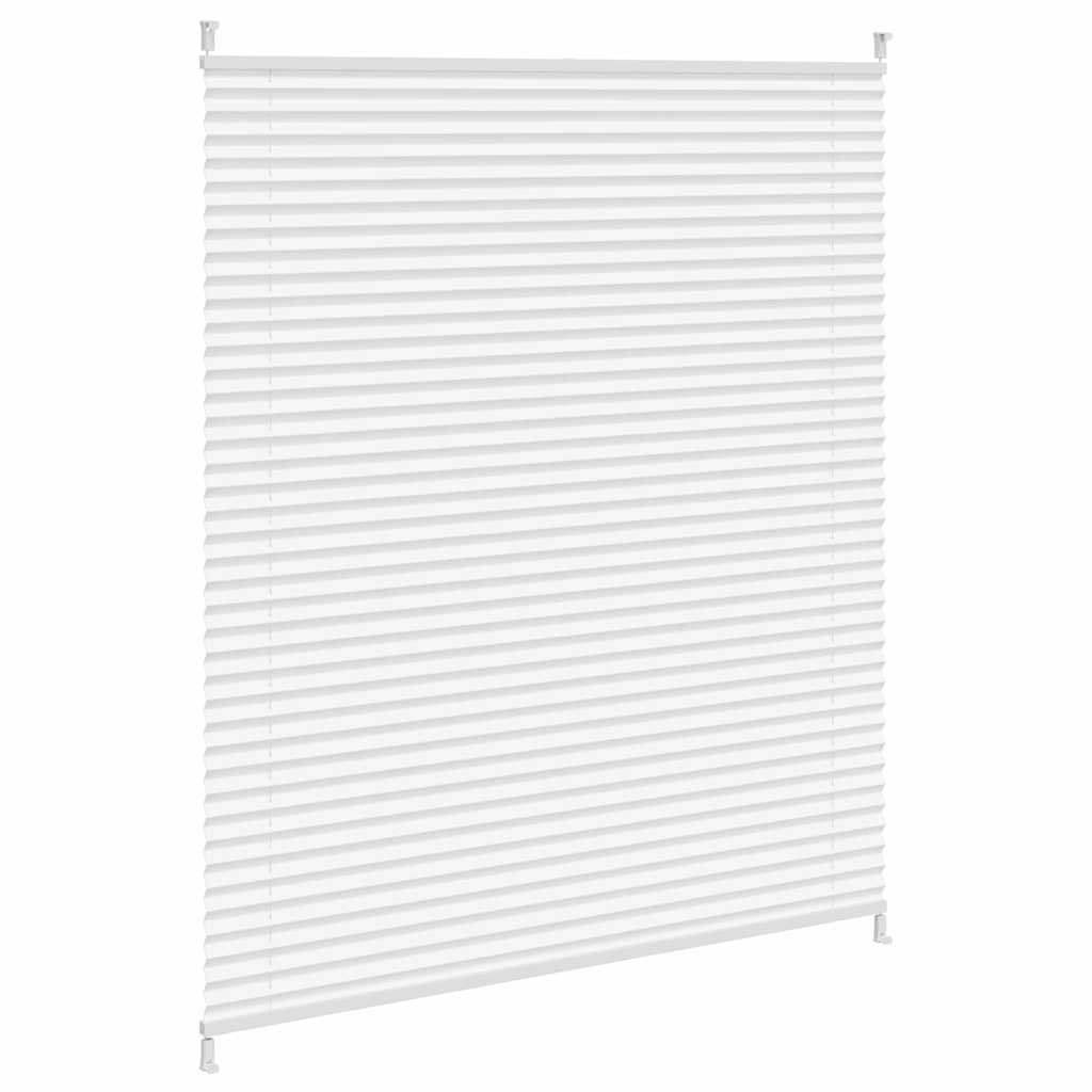 Pleated Blinds, 110 x 125 cm, White