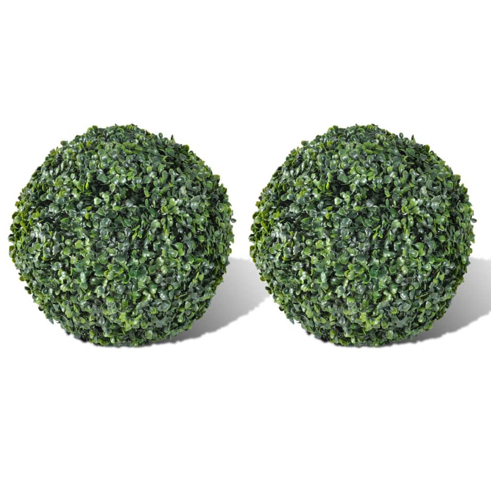 Artificial boxwood shrubs, 2 pcs., 27 cm