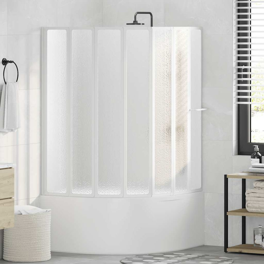 Shower, Bathtub Screen, 140 x 168 cm, 7-Fold, with Hanger