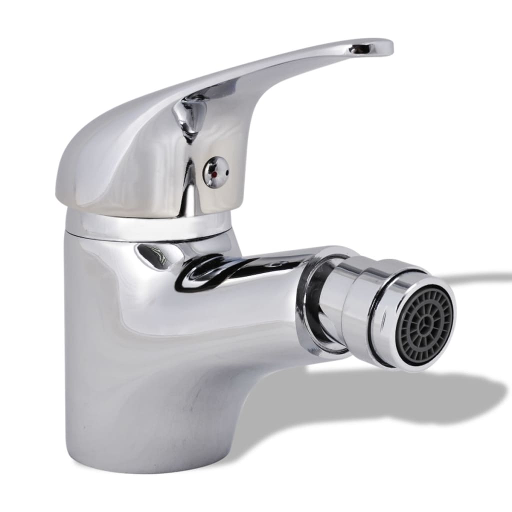 Bathroom bidet mixer, chrome