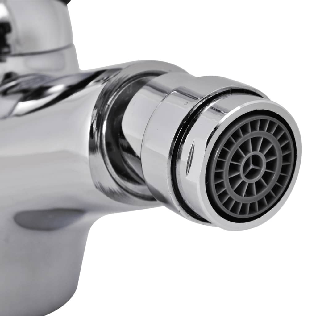 Bathroom bidet mixer, chrome