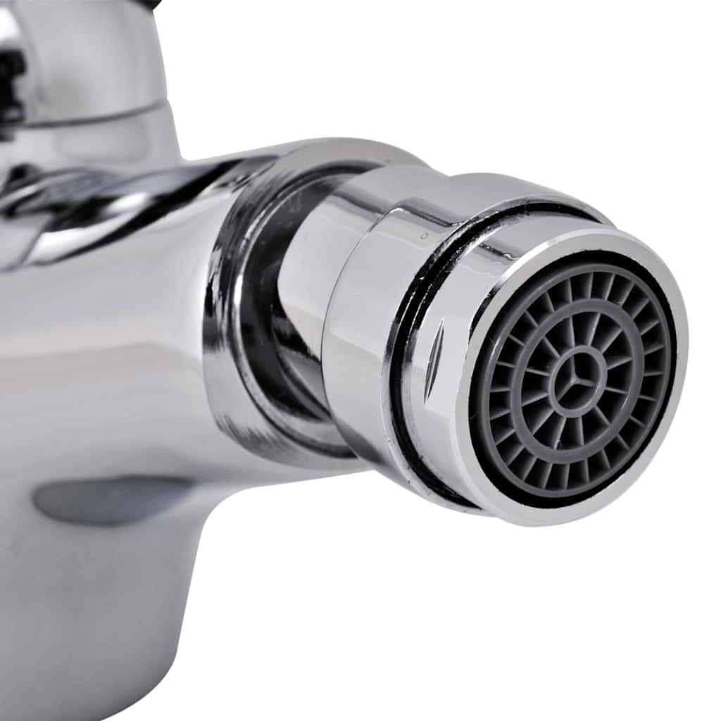 Bathroom bidet mixer, chrome