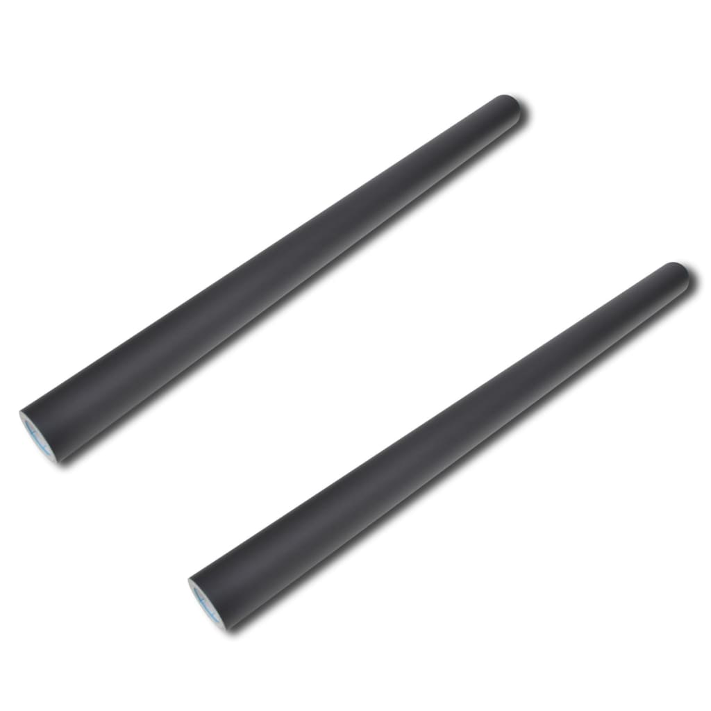 Chalkboard Wall Sticker, 2 Rolls, 0.6x3m, with Chalks
