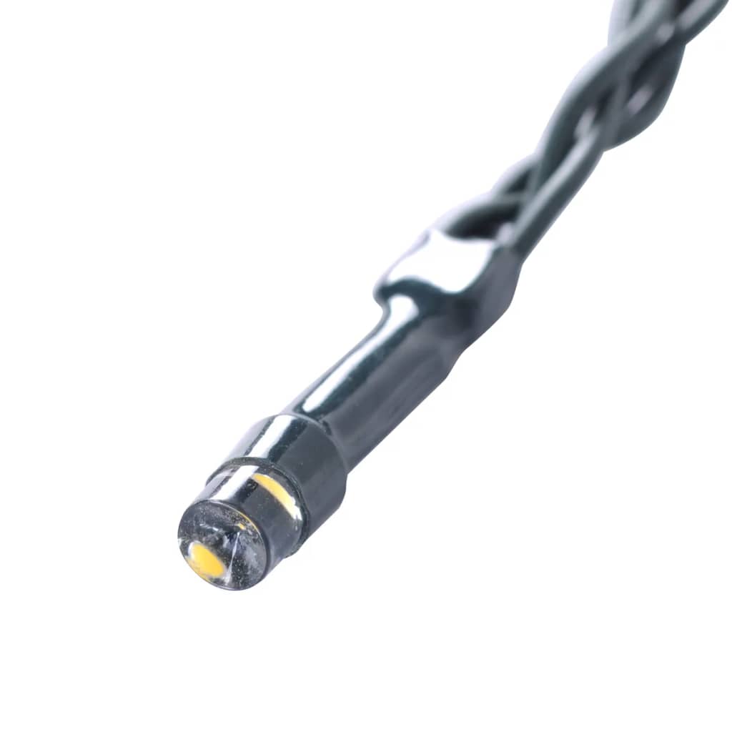 2 Dekoratyviniai Apvalios Formos Buksmedžiai 35 cm HOLIDAY, su LED Girlianda