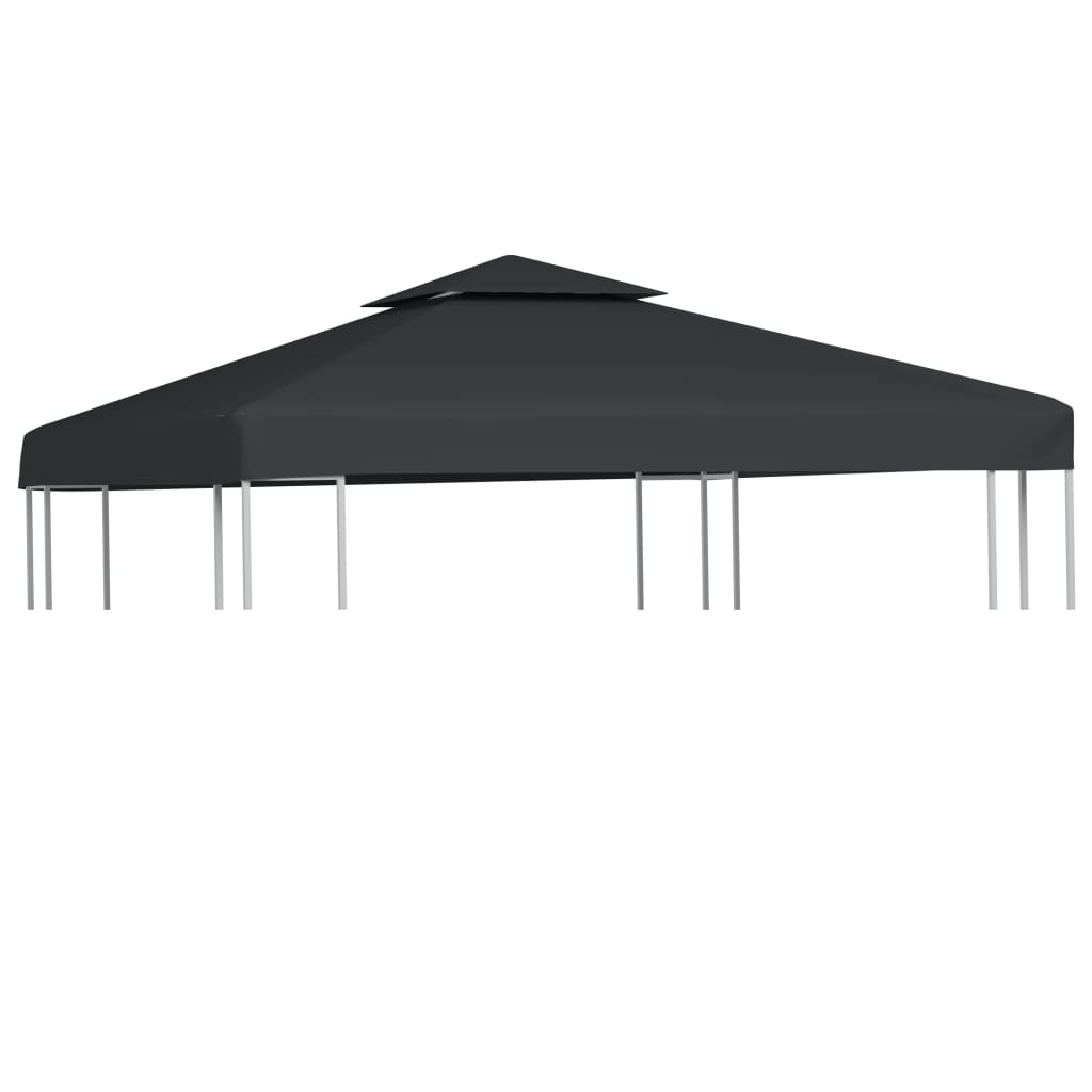 Rezerves nojumes pārklājs, 310g/m², tumši pelēks, 3x3m