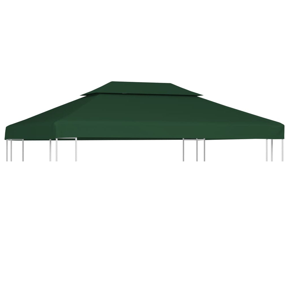 Gazebo replacement cover, green, 310g/m², 3x4m
