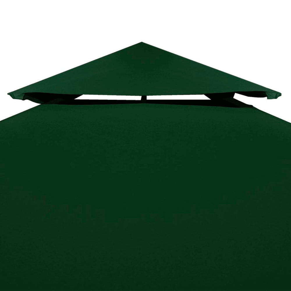 Gazebo replacement cover, green, 310g/m², 3x4m