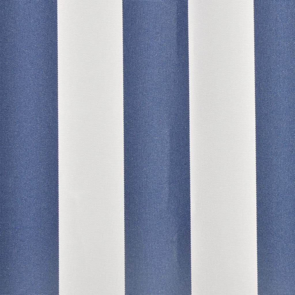 Markizės viršus, mėlyna ir balta, 3x2,5m (rėmas nepridedamas)