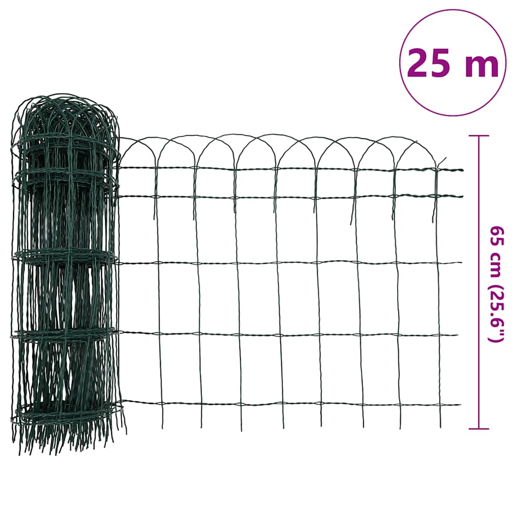 Sodo tvora, 25x0,65 m, milteliniu būdu dengta geležis