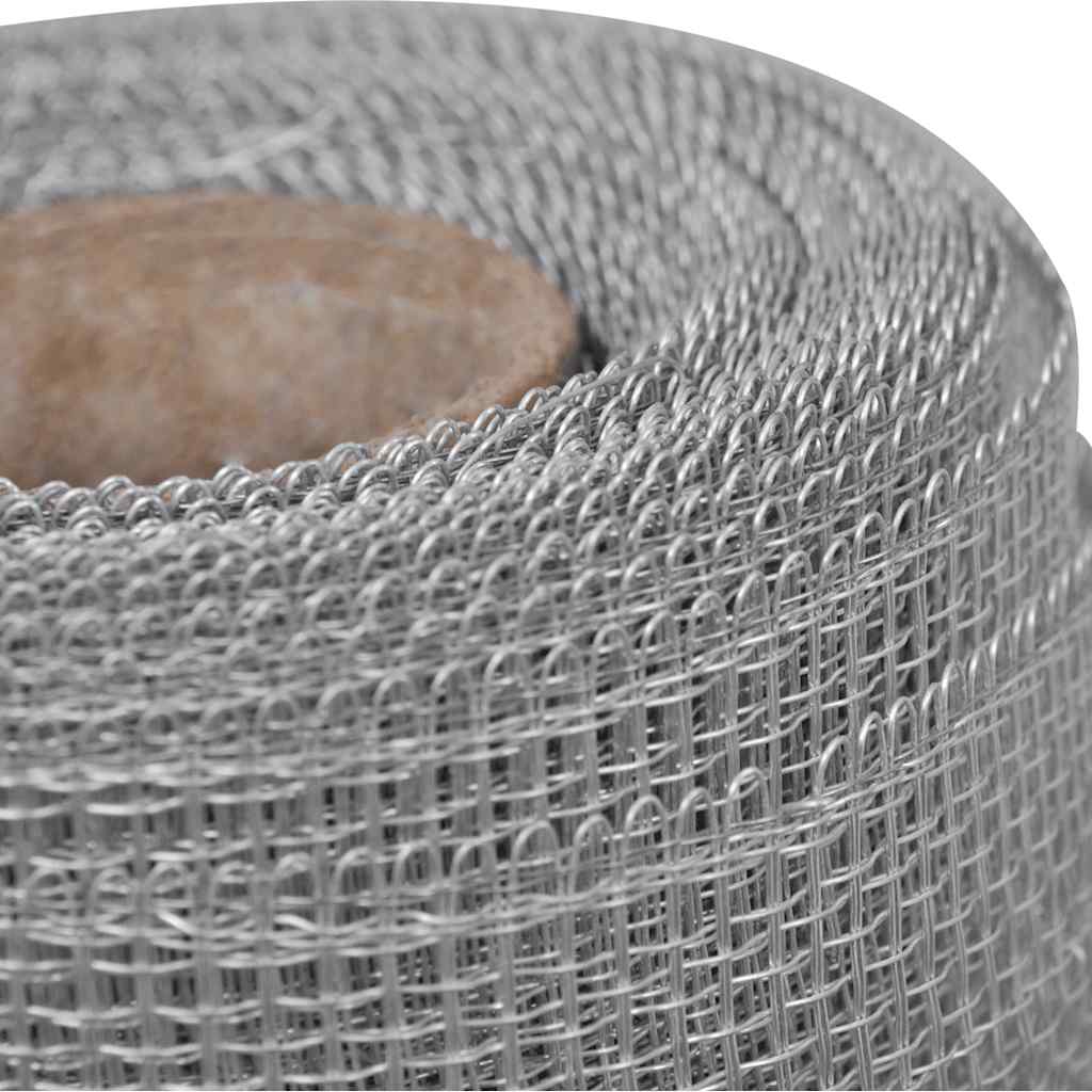 Mesh, silver color, 100x1000cm, aluminum