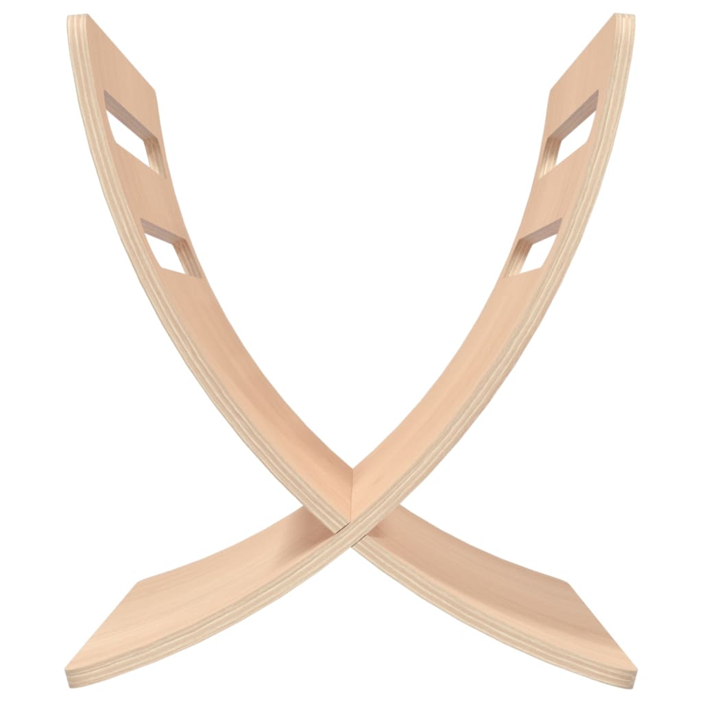 Wooden magazine rack, natural, free-standing