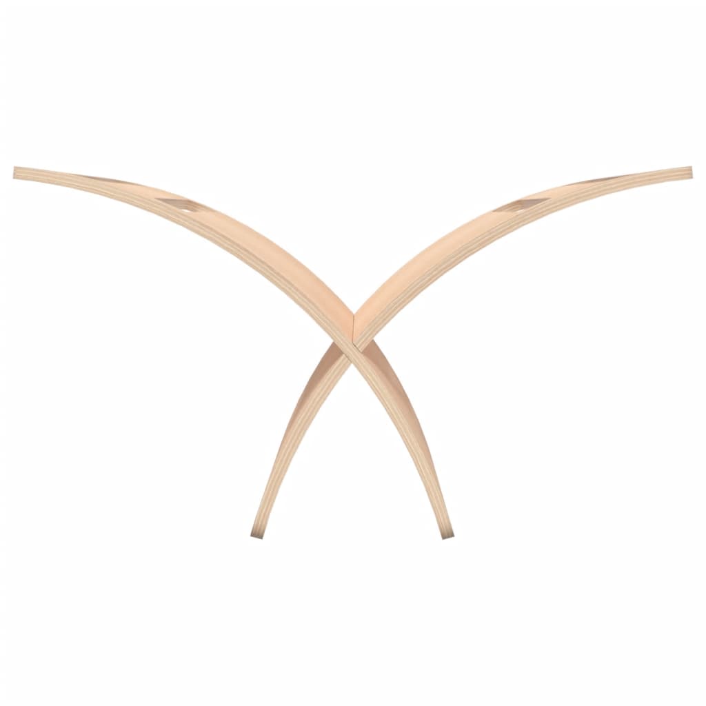 Wooden magazine rack, natural, free-standing