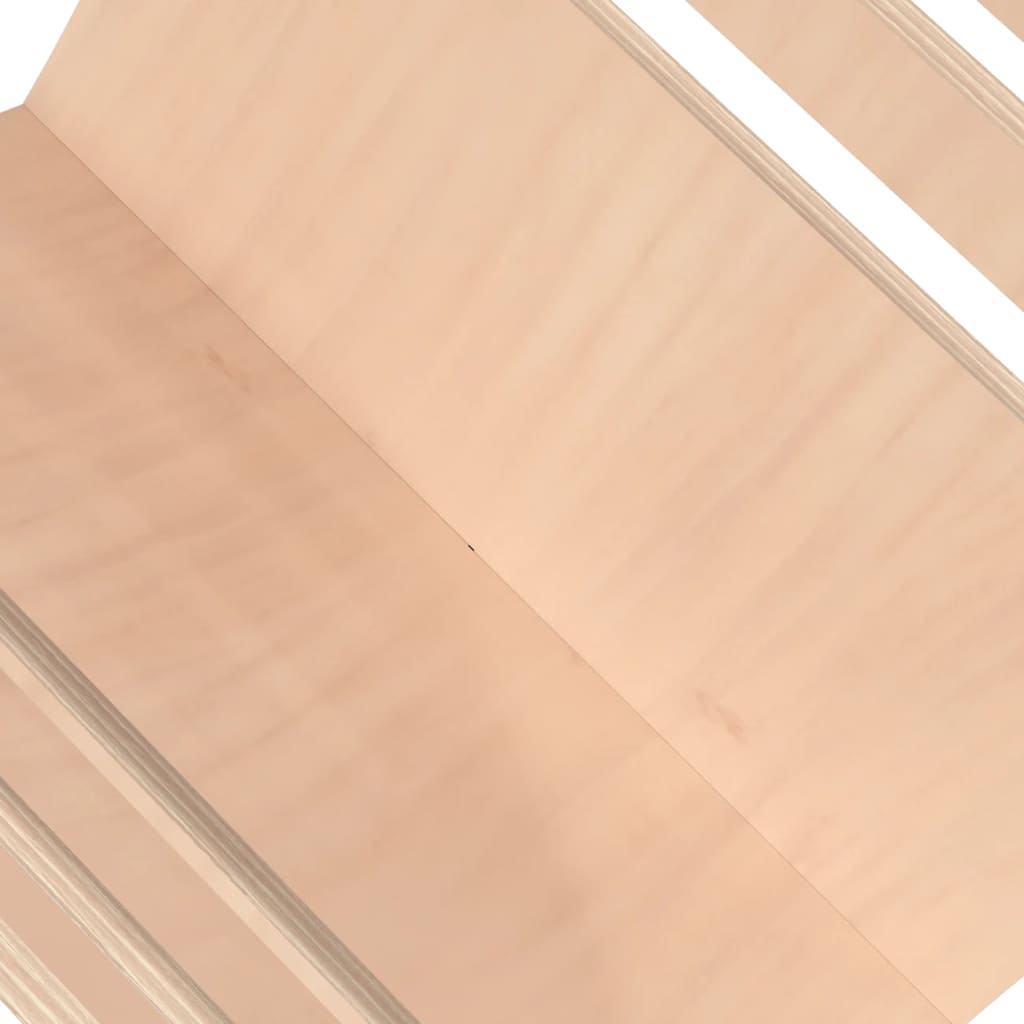 Wooden magazine rack, natural, free-standing