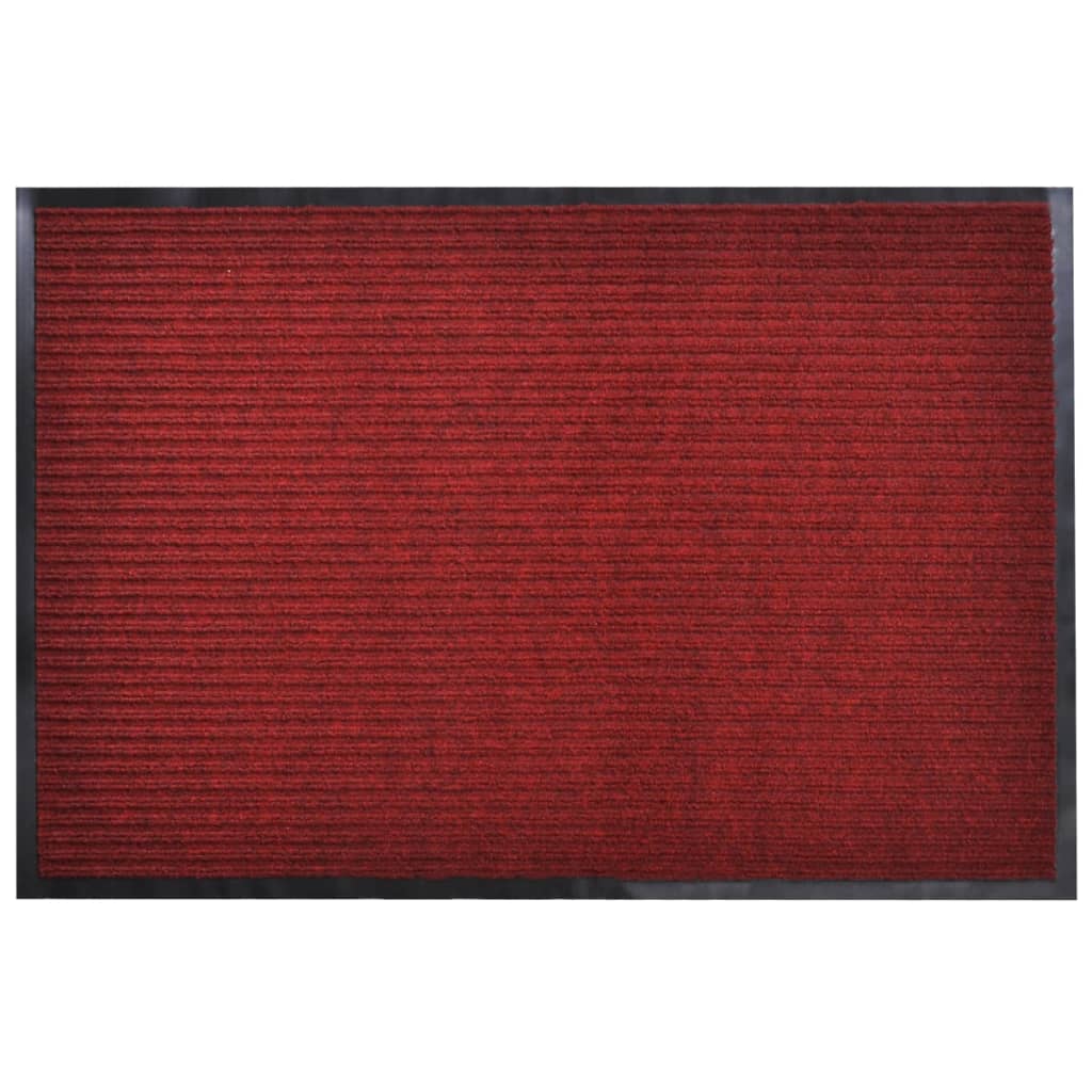 Sarkans PVC durvju paklājs, 90 x 120 cm