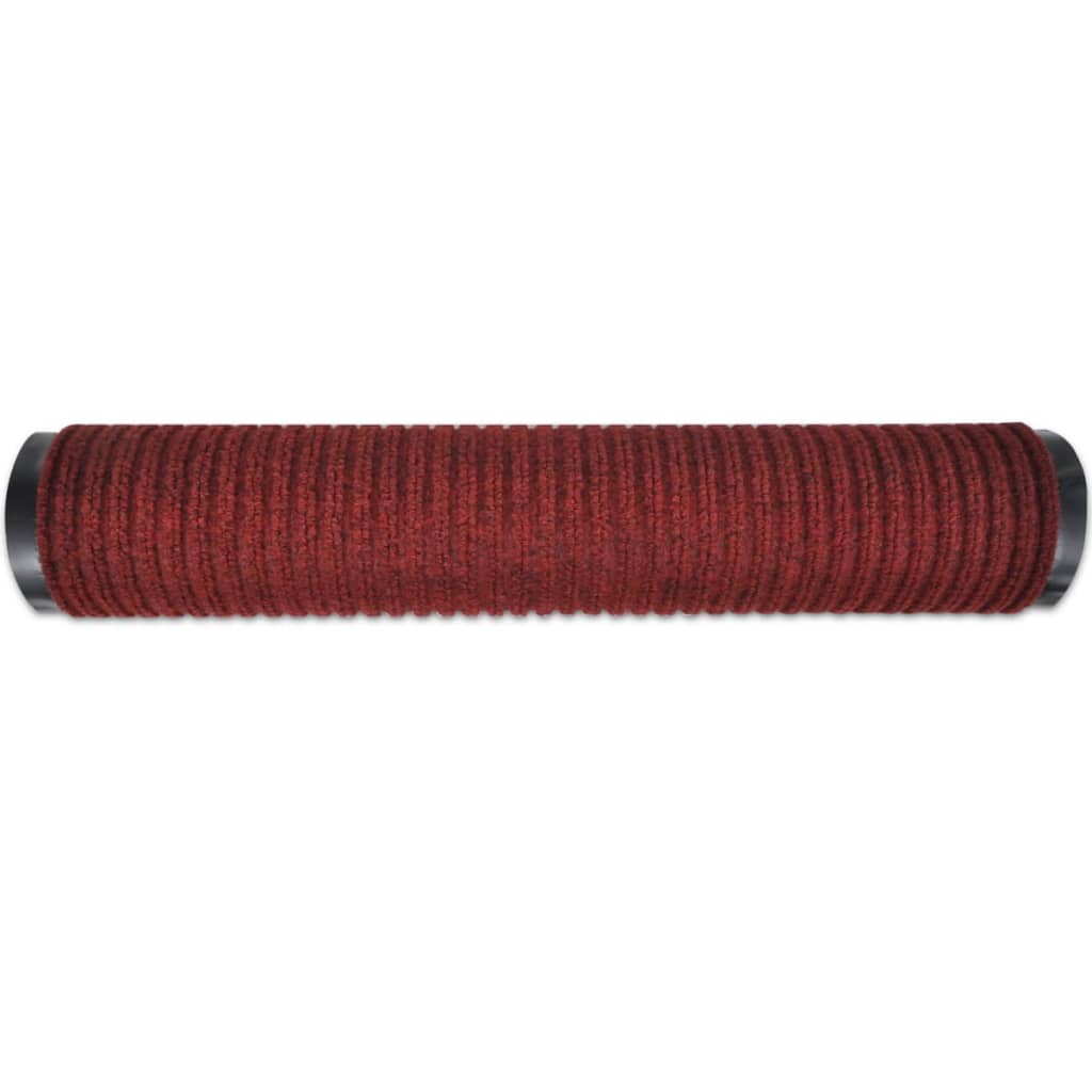 Sarkans PVC durvju paklājs, 90 x 120 cm