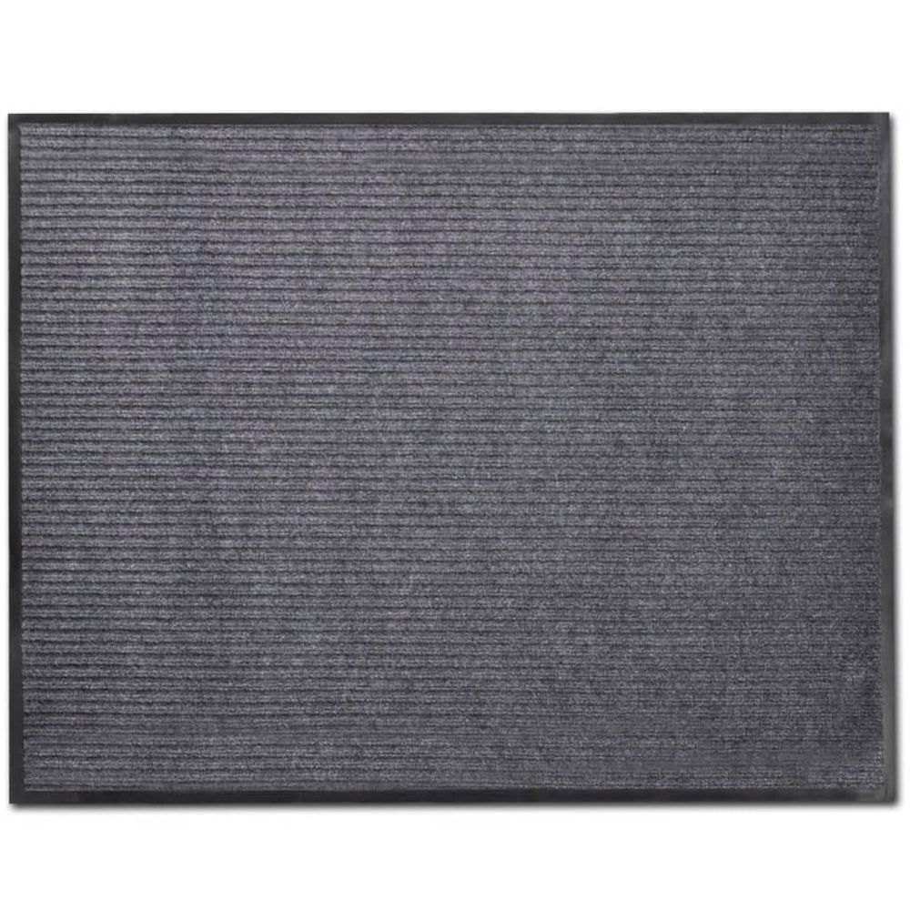 Pilkas PVC Durų Kilimėlis, 90 x 120 cm