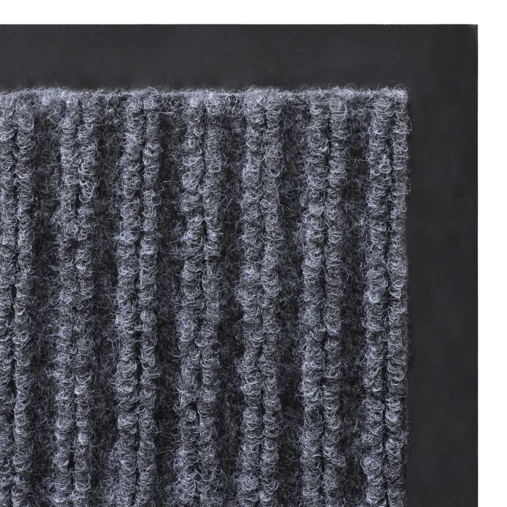 Pilkas PVC Durų Kilimėlis, 90 x 120 cm