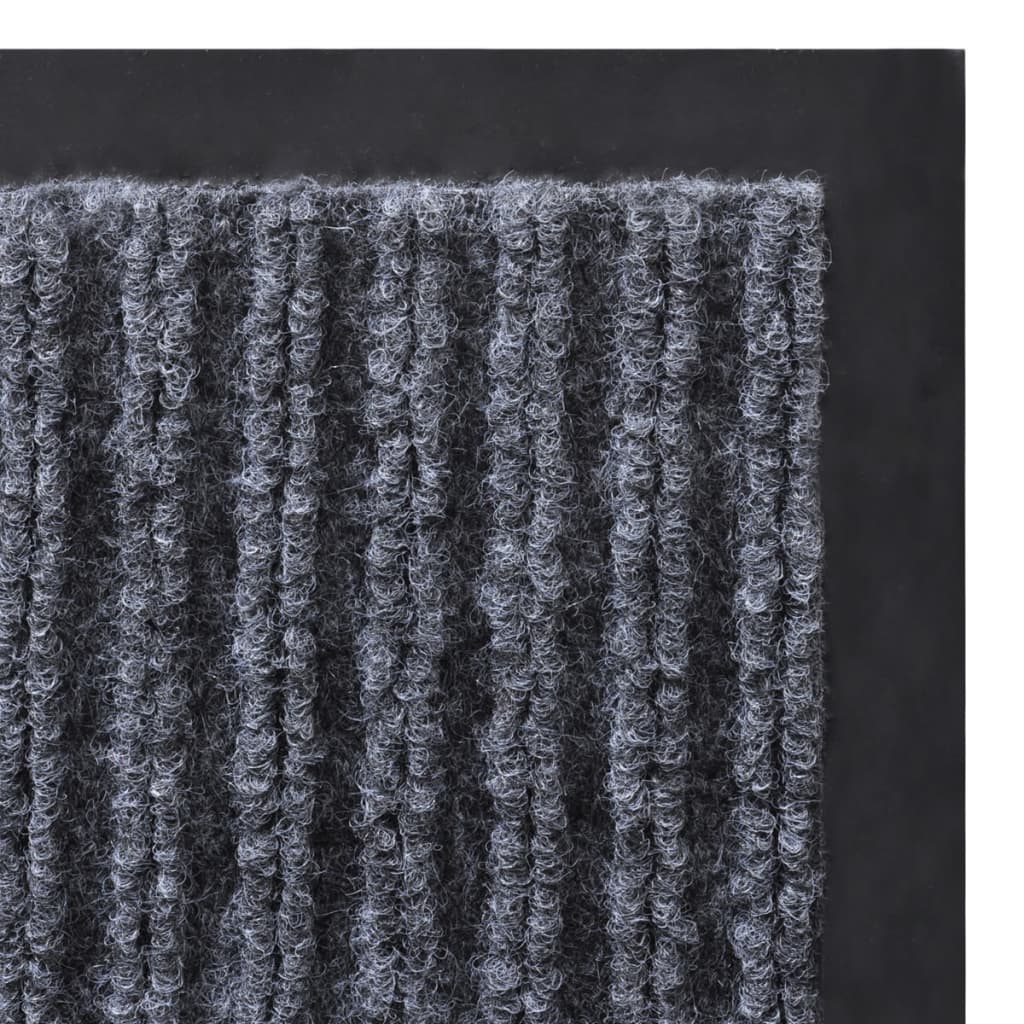 Pelēks PVC Durvju Paklājs, 90 x 150 cm