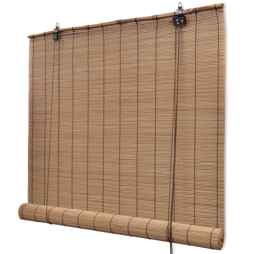 Bamboo blind, brown, 120x160cm