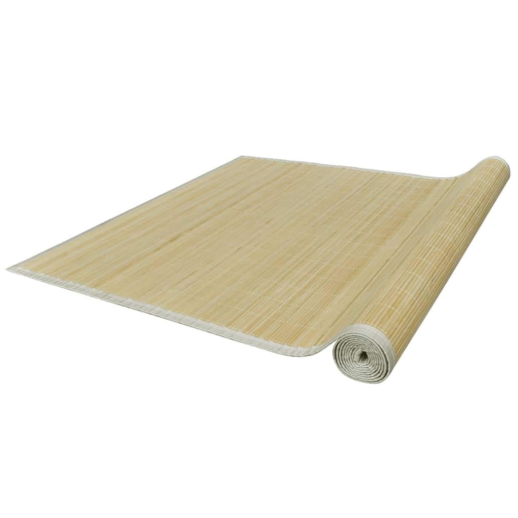 Rug, 80x300cm, natural bamboo, rectangular
