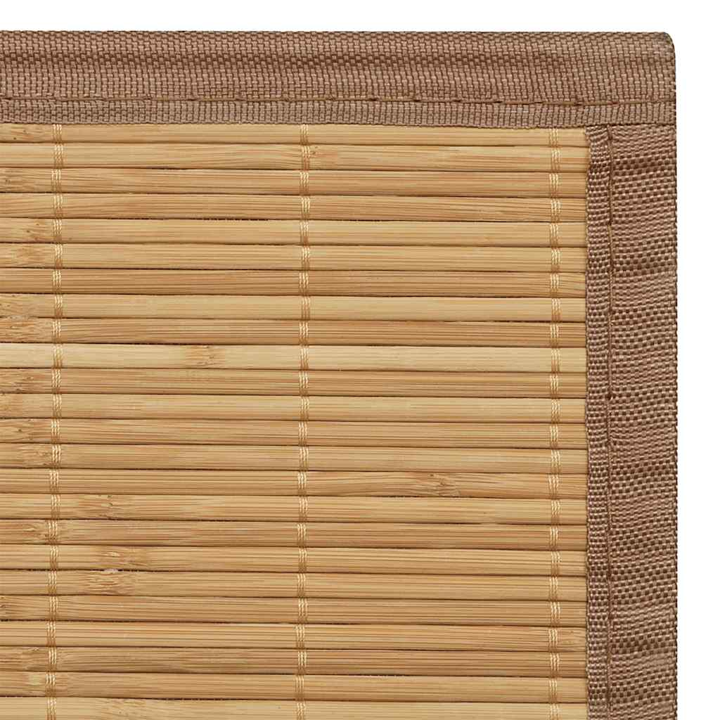 Paklājs, 80x300cm, brūns, bambuss, taisnstūrveida