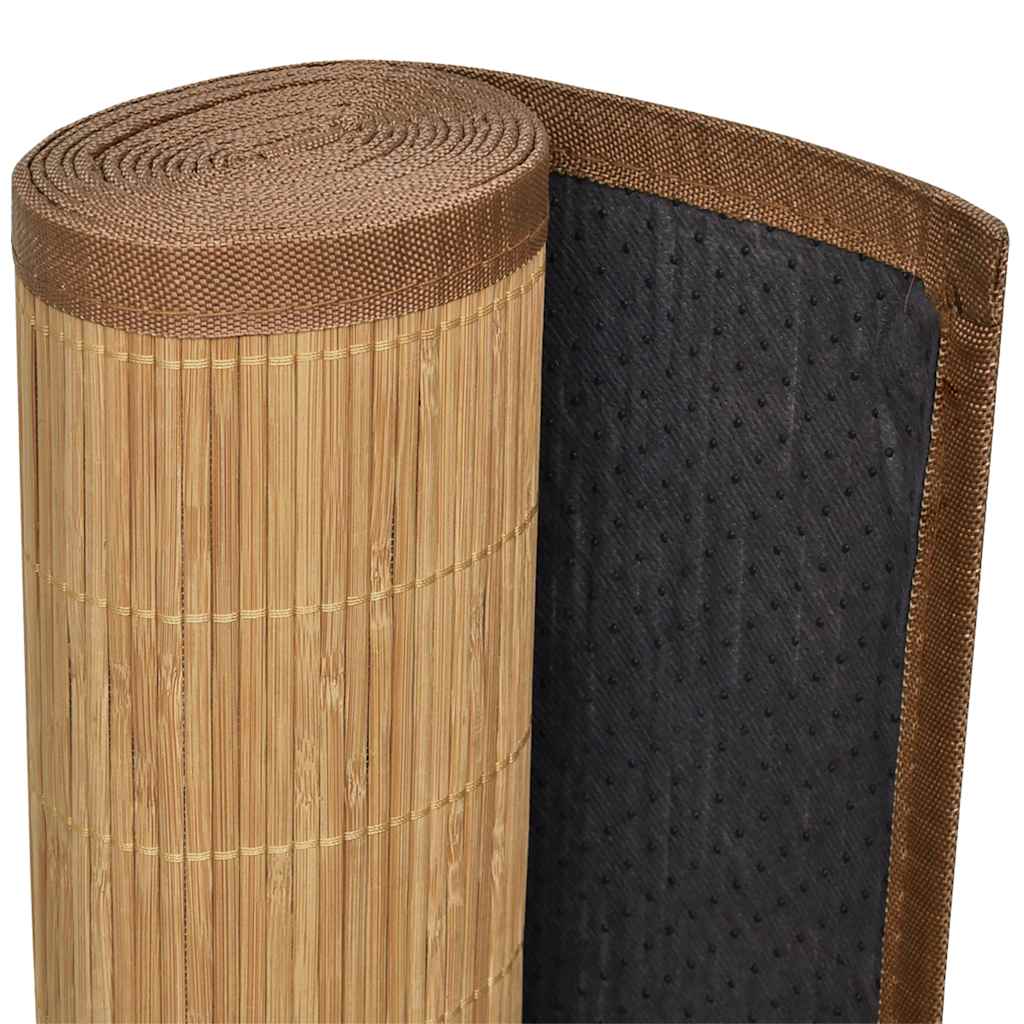 Paklājs, 80x300cm, brūns, bambuss, taisnstūrveida