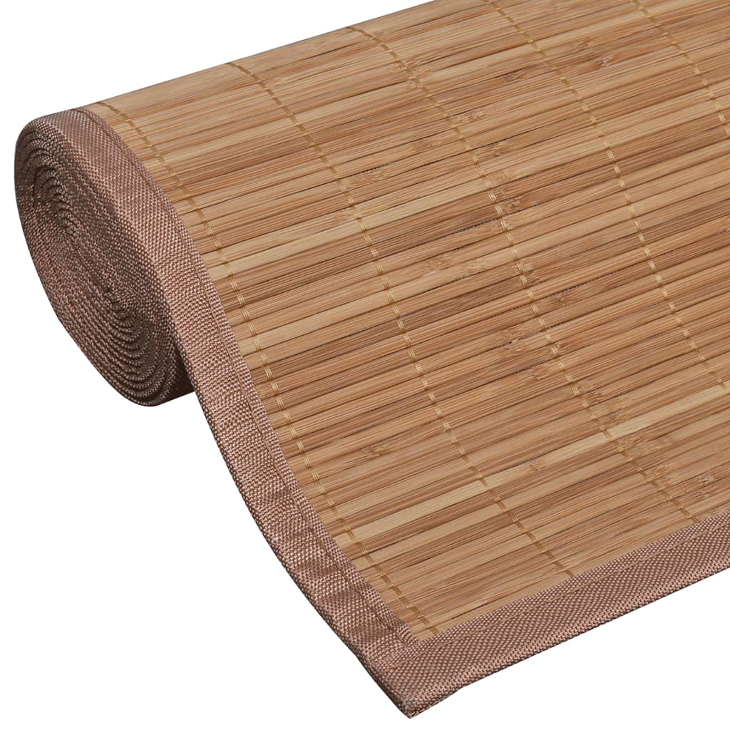 Paklājs, 80x300cm, brūns, bambuss, taisnstūrveida