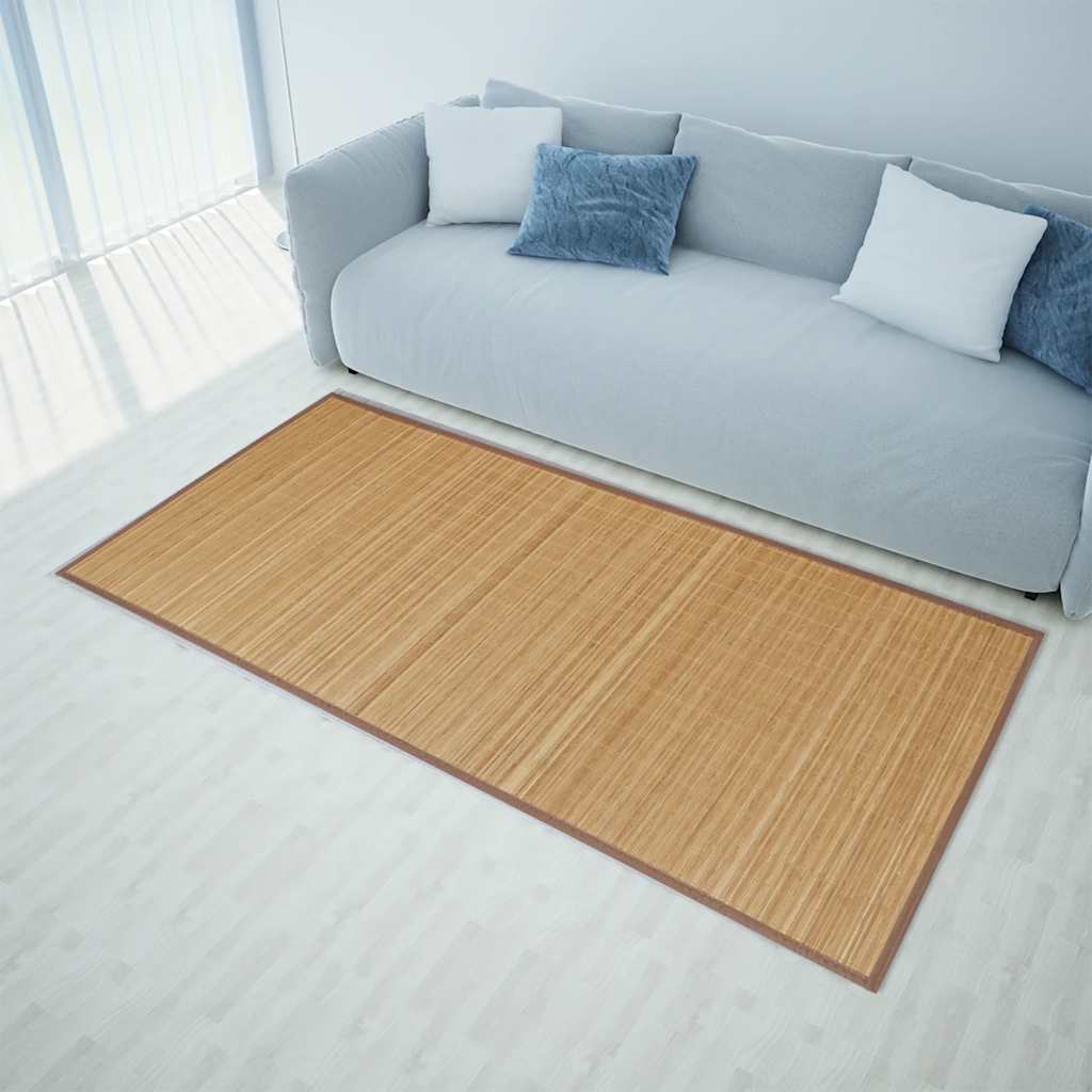 Paklājs, 80x300cm, brūns, bambuss, taisnstūrveida