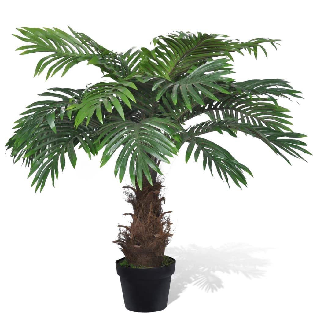 Reālistisks mākslīgais cikass podā, 80 cm