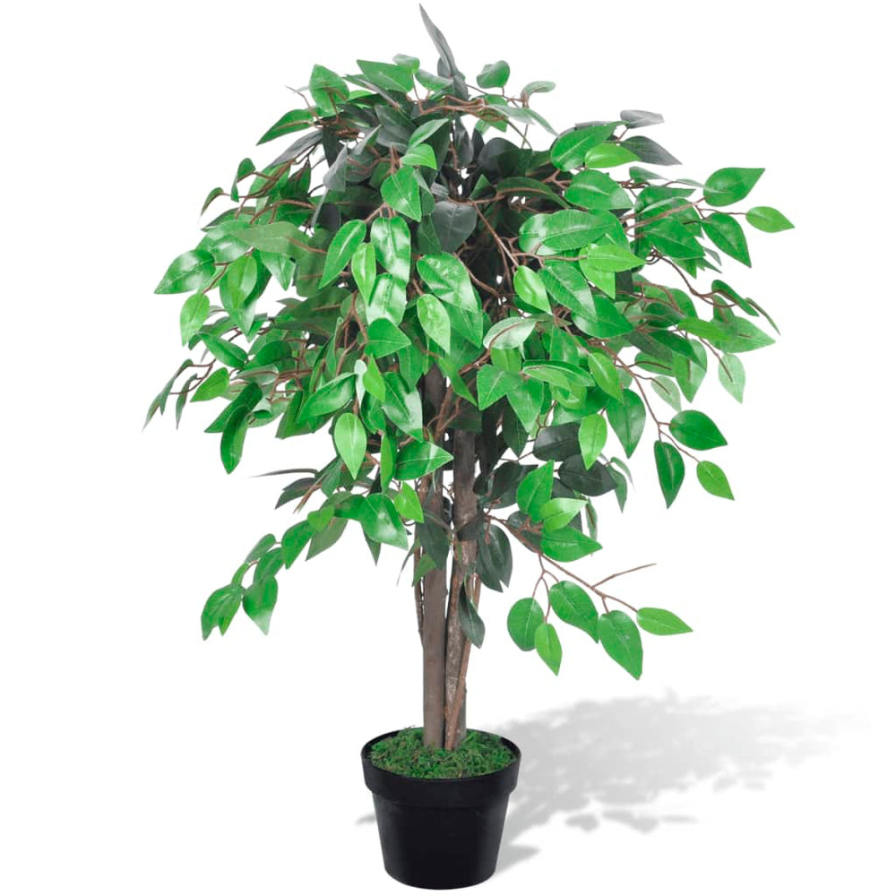 Artificial Ficus Tree with Pot 90 cm