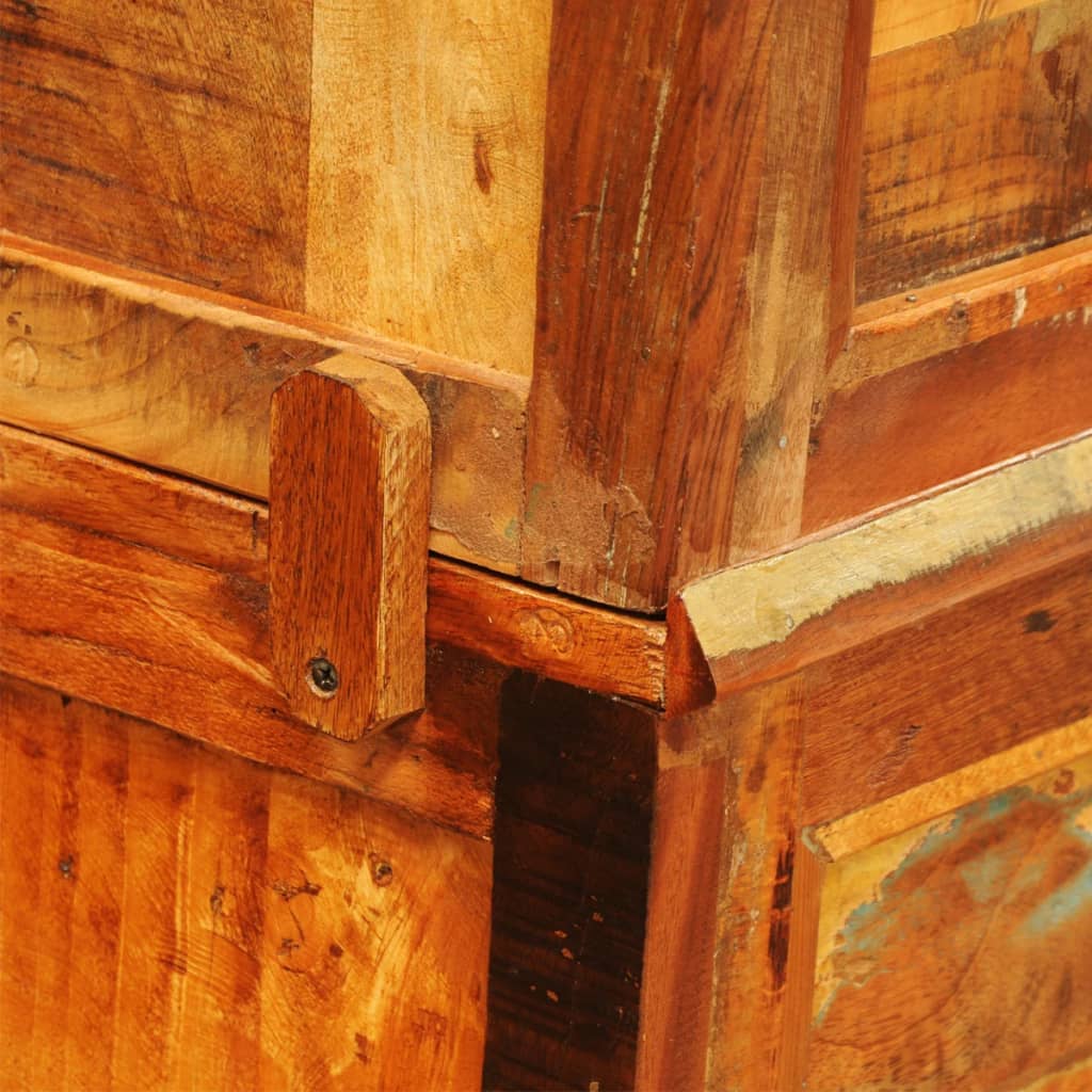 Knygų lentyna, perdirbtos medienos masyvas, vintažinis stilius
