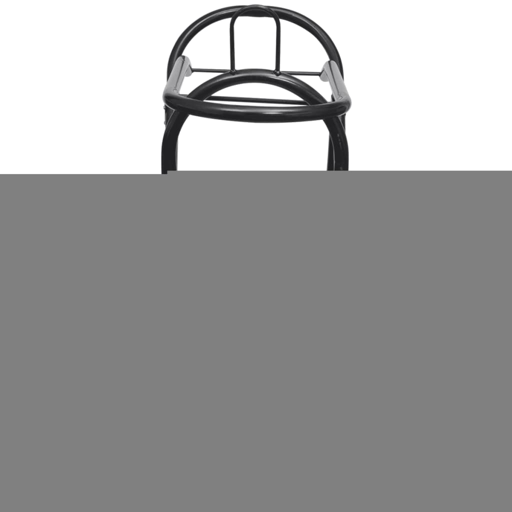 Saddle rack, metal, foldable, with wheels