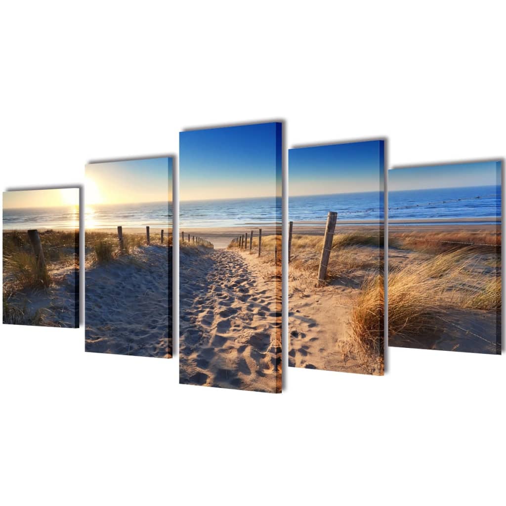 Photo Canvas Print "Beach" 200 x 100 cm