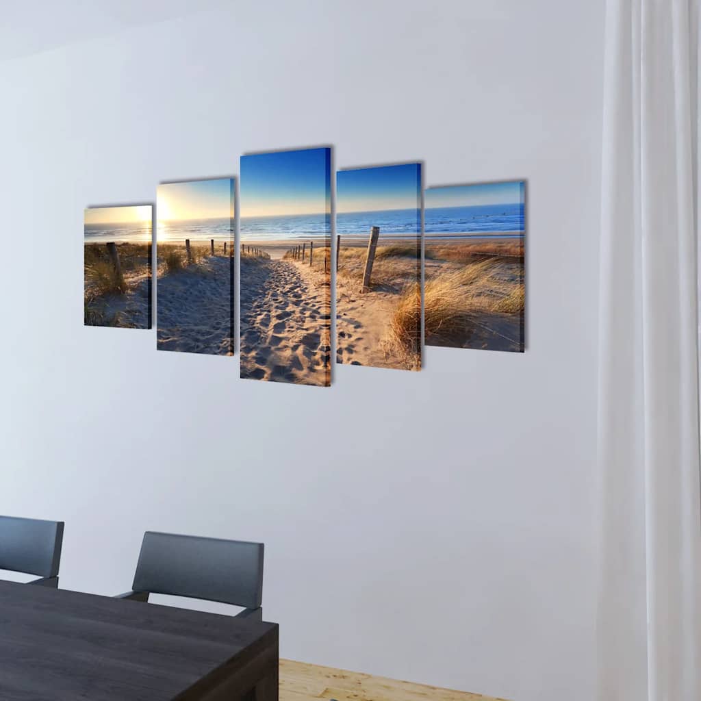Photo Canvas Print "Beach" 200 x 100 cm