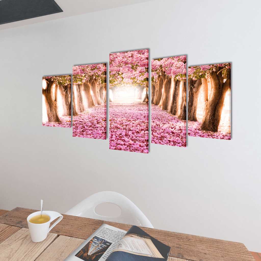 Fotopaveikslas "Vyšnių Žiedai" ant Drobės 200 x 100 cm