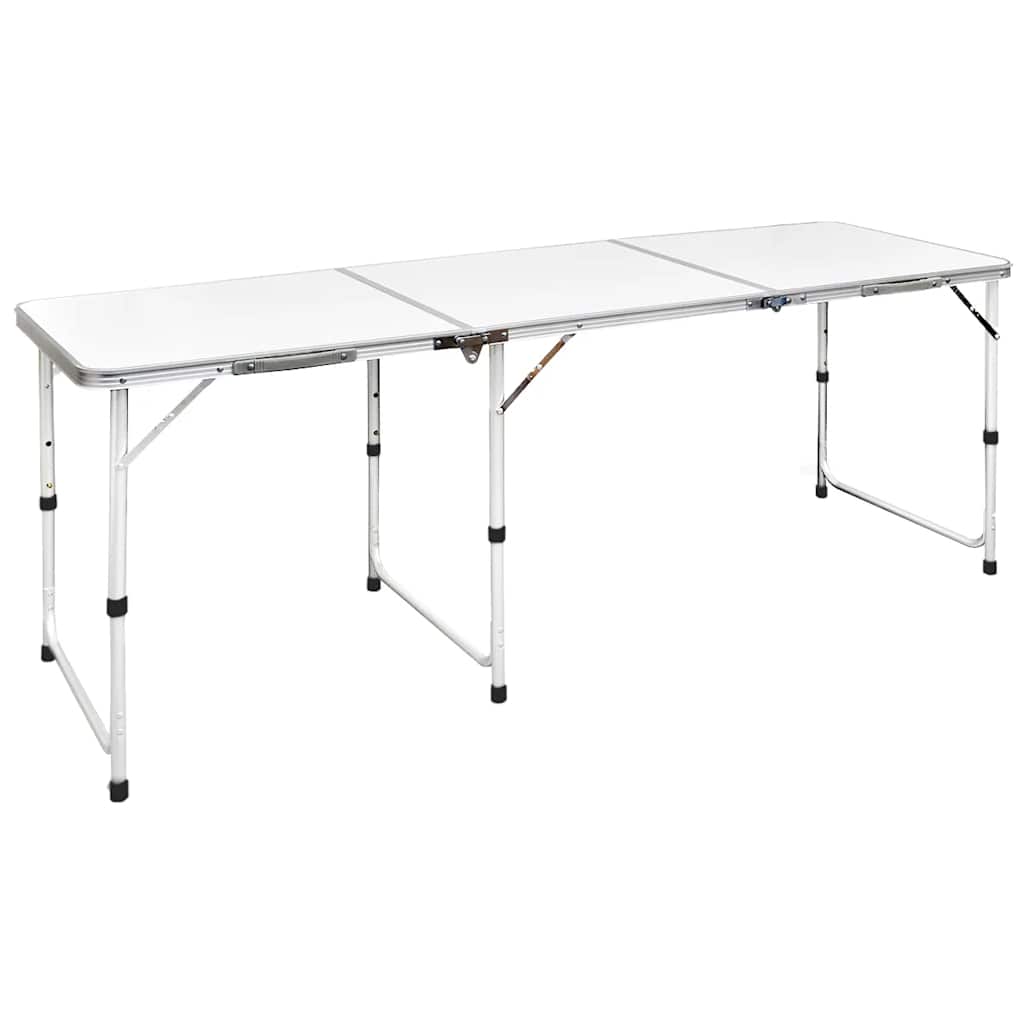 Salokāms tūrisma galds no alumīnija 180 x 60 cm