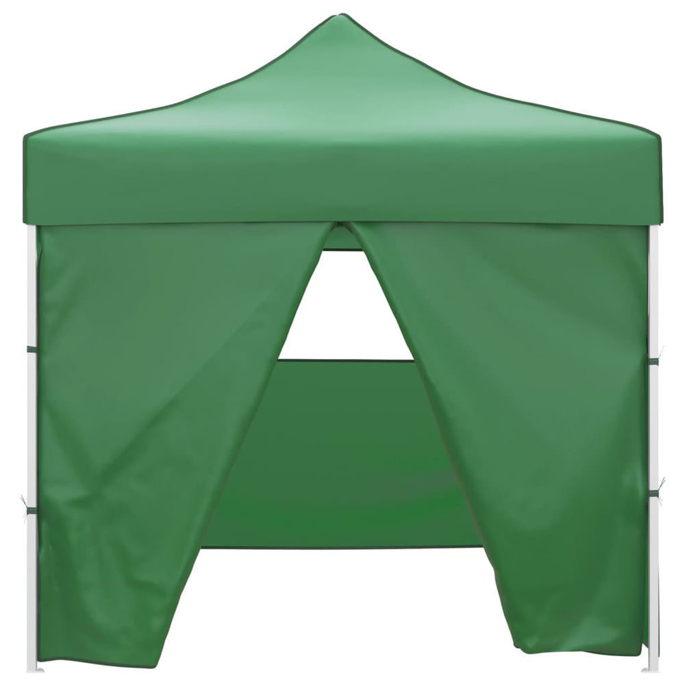 Sulankstomas paviljonas, žalias, 3 x 3 m, 4 sienelės