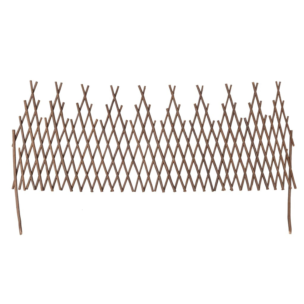 Willow Trellis Fence, 5 pcs, 170x37 cm